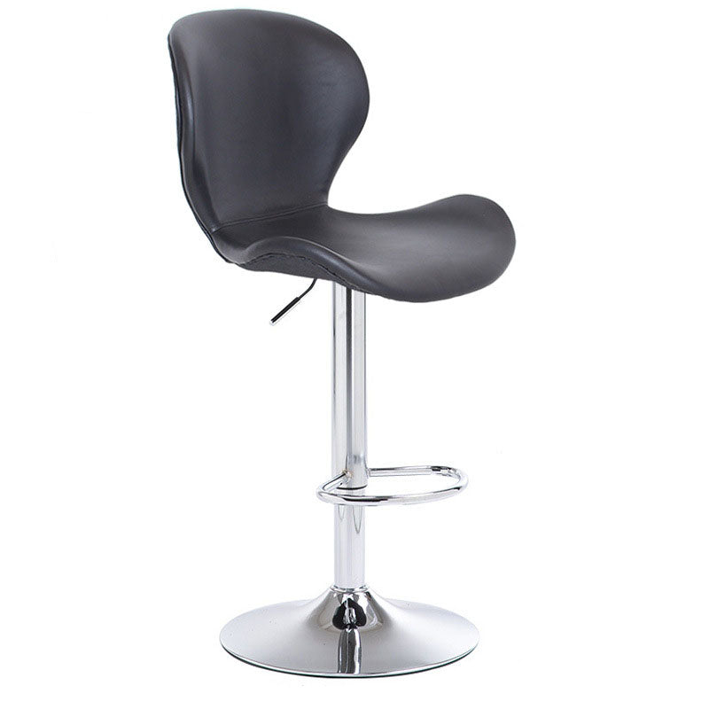 Mobiliario de cuero de metal de metal escandinavo de cuero de cuero hacia atrás