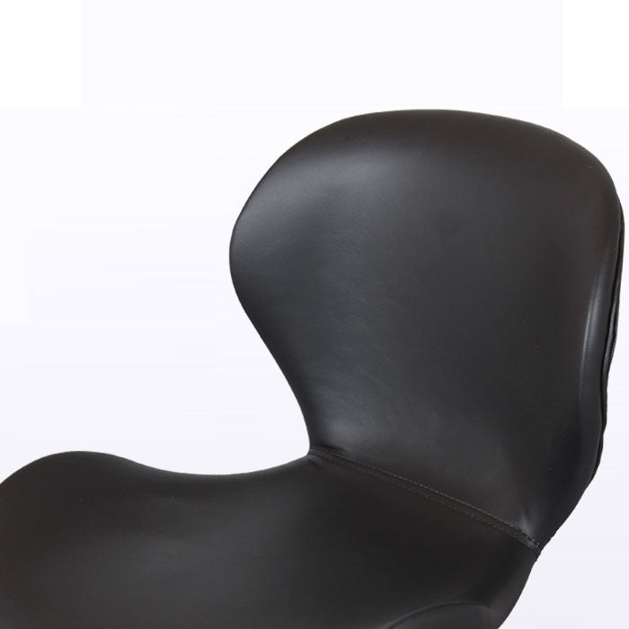 Mobiliario de cuero de metal de metal escandinavo de cuero de cuero hacia atrás