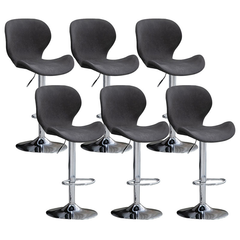 Mobiliario de cuero de metal de metal escandinavo de cuero de cuero hacia atrás