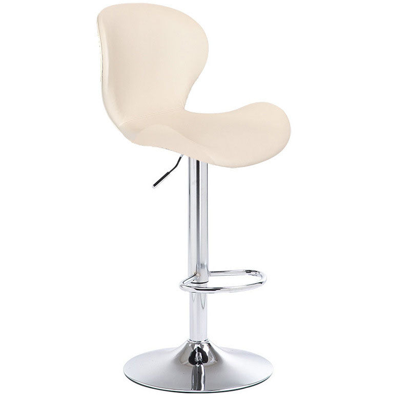 Mobiliario de cuero de metal de metal escandinavo de cuero de cuero hacia atrás