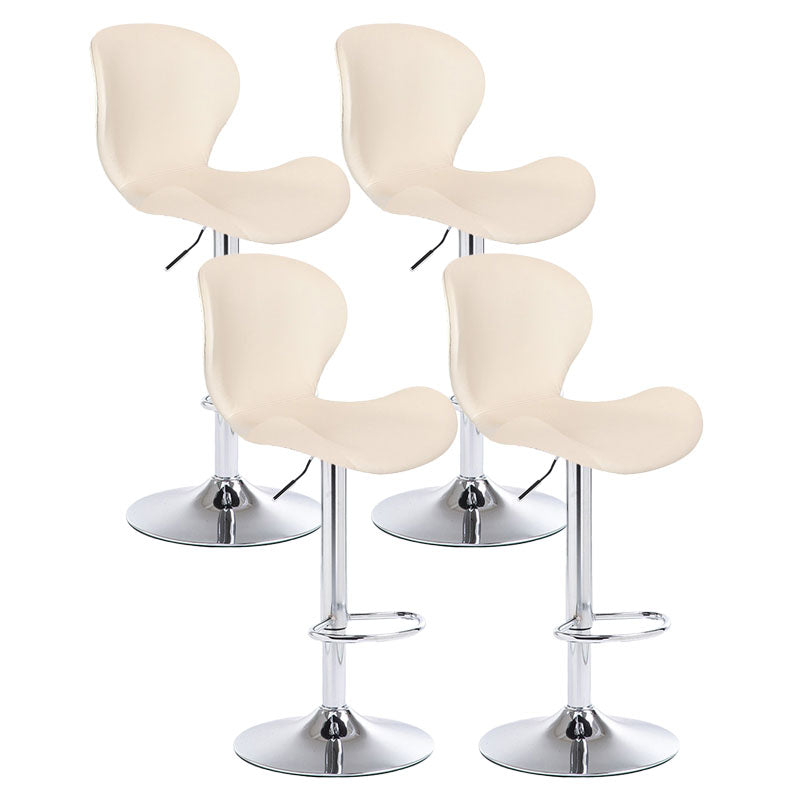 Mobiliario de cuero de metal de metal escandinavo de cuero de cuero hacia atrás