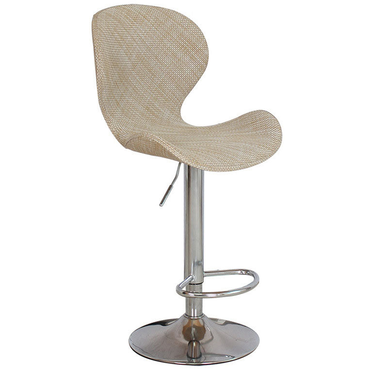 Mobiliario de cuero de metal de metal escandinavo de cuero de cuero hacia atrás