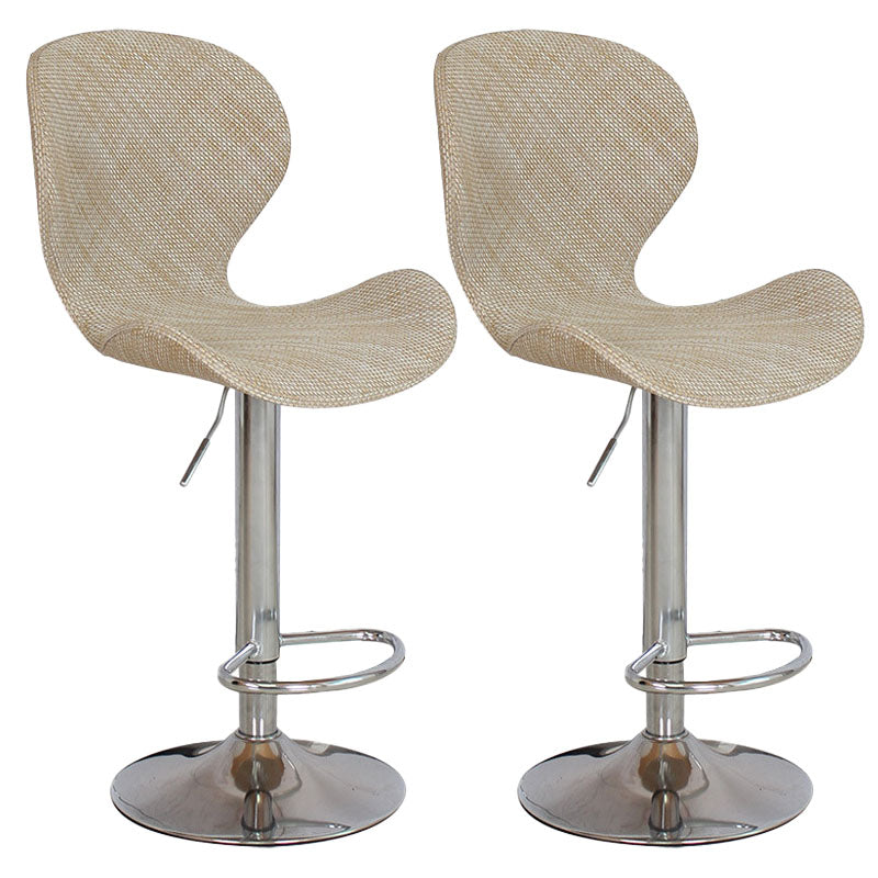 Mobiliario de cuero de metal de metal escandinavo de cuero de cuero hacia atrás