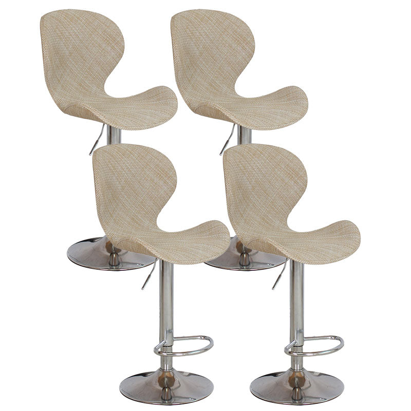 Mobiliario de cuero de metal de metal escandinavo de cuero de cuero hacia atrás