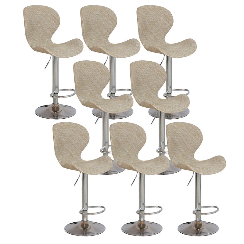 Mobiliario de cuero de metal de metal escandinavo de cuero de cuero hacia atrás