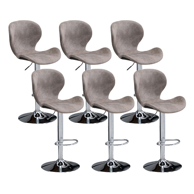 Mobiliario de cuero de metal de metal escandinavo de cuero de cuero hacia atrás