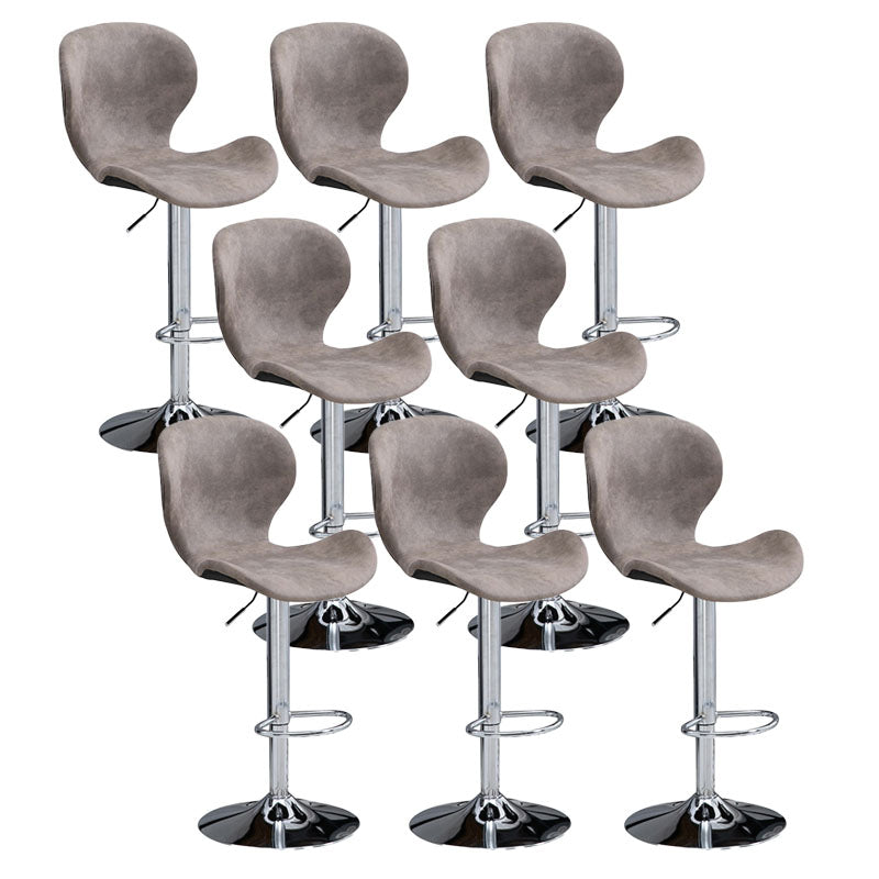 Mobiliario de cuero de metal de metal escandinavo de cuero de cuero hacia atrás