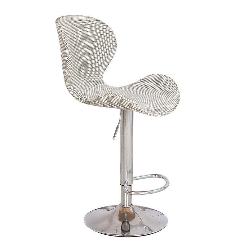 Mobiliario de cuero de metal de metal escandinavo de cuero de cuero hacia atrás