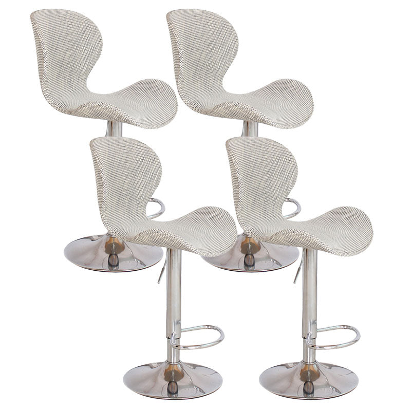 Mobiliario de cuero de metal de metal escandinavo de cuero de cuero hacia atrás