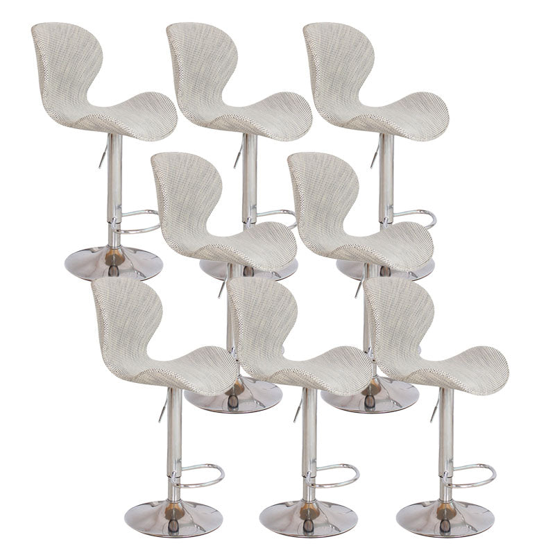 Mobiliario de cuero de metal de metal escandinavo de cuero de cuero hacia atrás