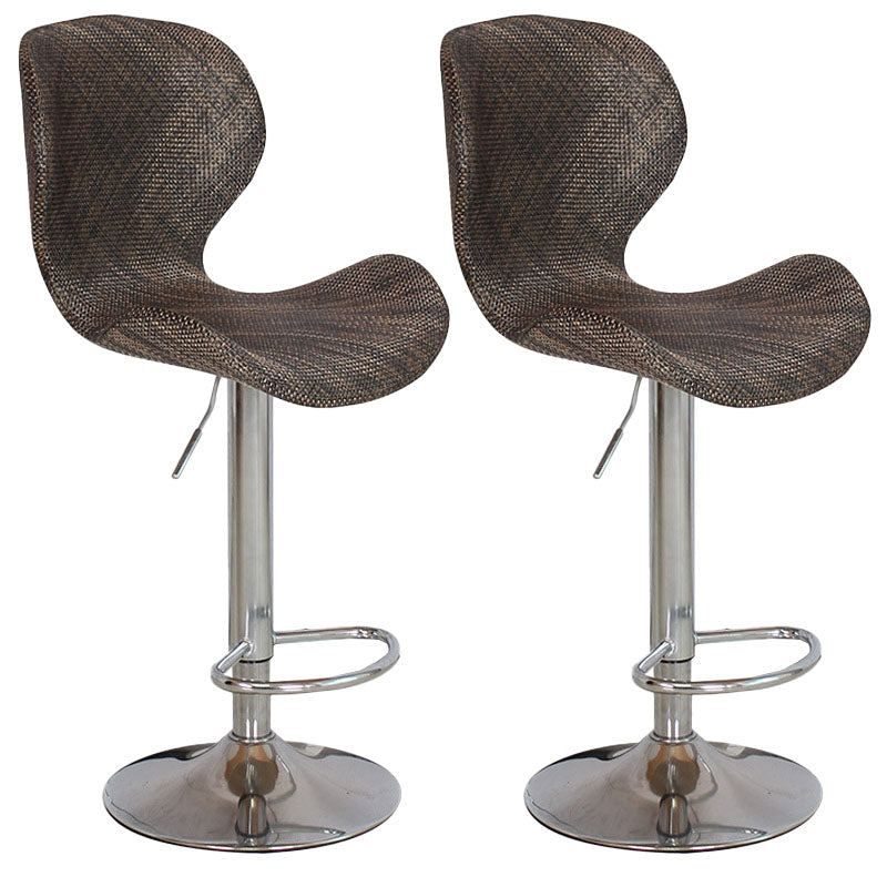 Mobiliario de cuero de metal de metal escandinavo de cuero de cuero hacia atrás