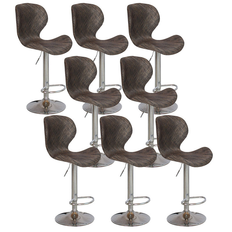 Mobiliario de cuero de metal de metal escandinavo de cuero de cuero hacia atrás