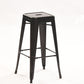 Industrieel plein Backless Bar Stool Metal binnenstoel voor Bristol