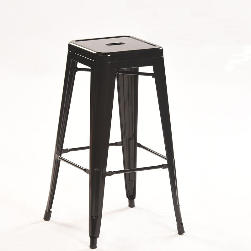 Tabouret de bar industriel carré industriel en métal tabouret intérieur pour Bristol
