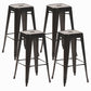 Industrieel plein Backless Bar Stool Metal binnenstoel voor Bristol