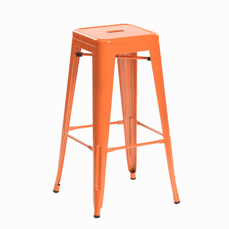 Industrieel plein Backless Bar Stool Metal binnenstoel voor Bristol