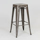 Industrieel plein Backless Bar Stool Metal binnenstoel voor Bristol