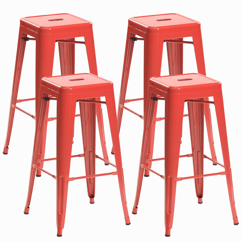 Industrieel plein Backless Bar Stool Metal binnenstoel voor Bristol