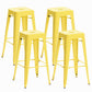 Industrieel plein Backless Bar Stool Metal binnenstoel voor Bristol