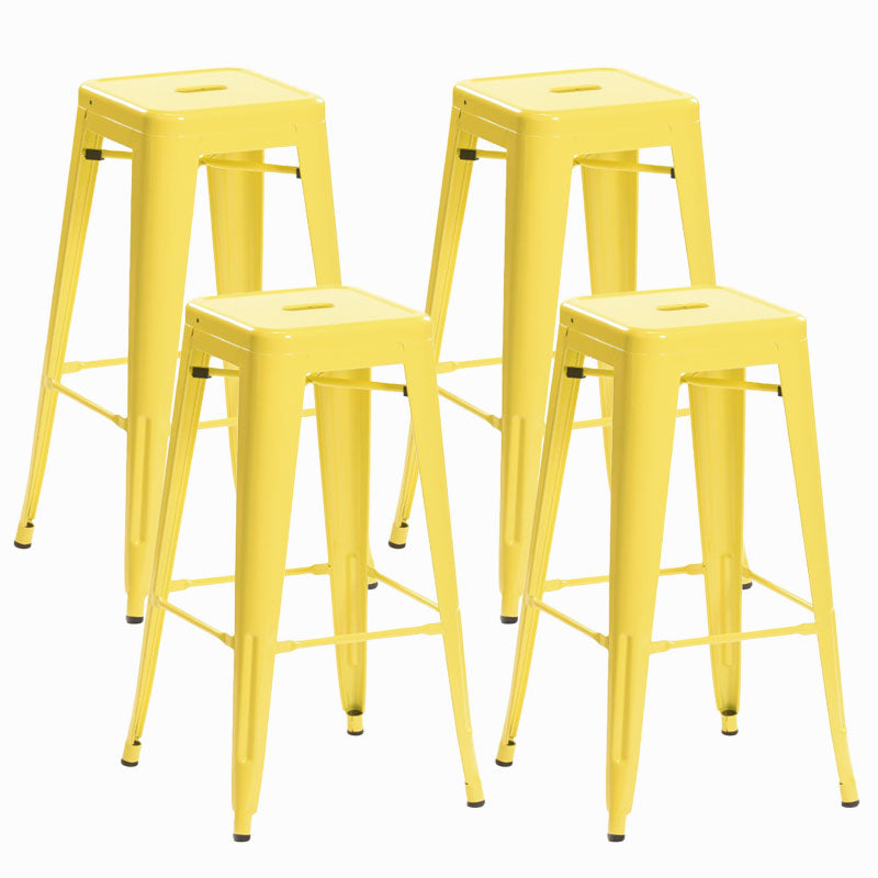 Industrieel plein Backless Bar Stool Metal binnenstoel voor Bristol
