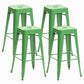 Industrieel plein Backless Bar Stool Metal binnenstoel voor Bristol