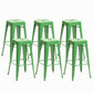 Industrieel plein Backless Bar Stool Metal binnenstoel voor Bristol