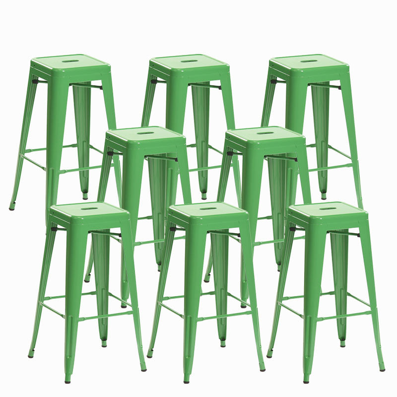 Industrieel plein Backless Bar Stool Metal binnenstoel voor Bristol
