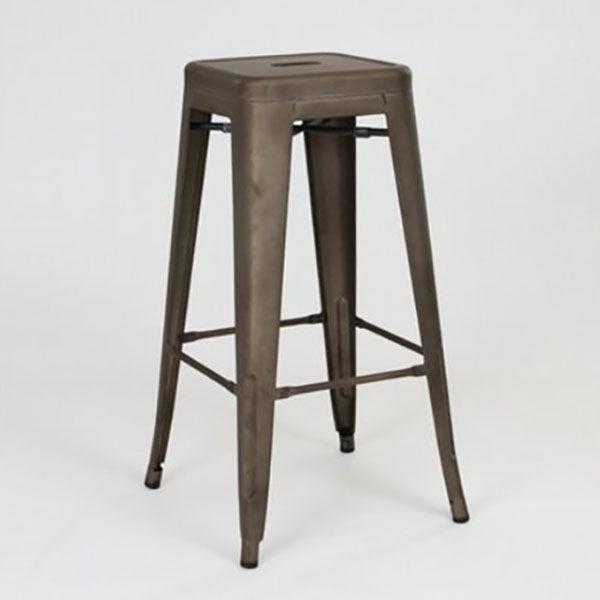Industrieel plein Backless Bar Stool Metal binnenstoel voor Bristol