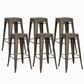 Industrieel plein Backless Bar Stool Metal binnenstoel voor Bristol