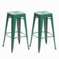 Industrieel plein Backless Bar Stool Metal binnenstoel voor Bristol
