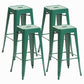 Industrieel plein Backless Bar Stool Metal binnenstoel voor Bristol