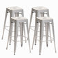 Industrieel plein Backless Bar Stool Metal binnenstoel voor Bristol