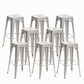 Industrieel plein Backless Bar Stool Metal binnenstoel voor Bristol