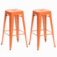 Industrieel plein Backless Bar Stool Metal binnenstoel voor Bristol