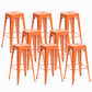 Industrieel plein Backless Bar Stool Metal binnenstoel voor Bristol