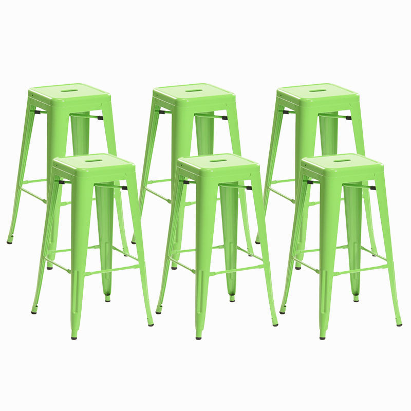 Industrieel plein Backless Bar Stool Metal binnenstoel voor Bristol
