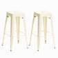 Industrieel plein Backless Bar Stool Metal binnenstoel voor Bristol