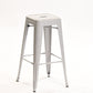 Industrieel plein Backless Bar Stool Metal binnenstoel voor Bristol