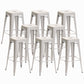 Industrieel plein Backless Bar Stool Metal binnenstoel voor Bristol