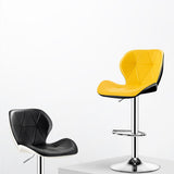 Counter sgabello regolabile in pelle di sgax in pelle di barattolo in metallo scandinavo per casa