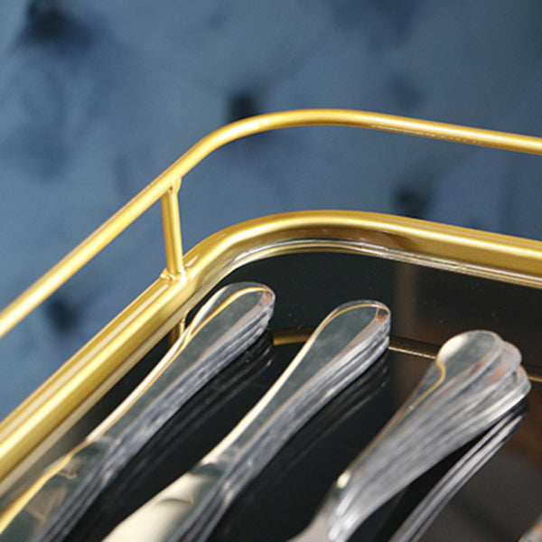 33.07 "高く現代的な長方形の準備テーブルキッチン用のローリングメタル準備テーブル