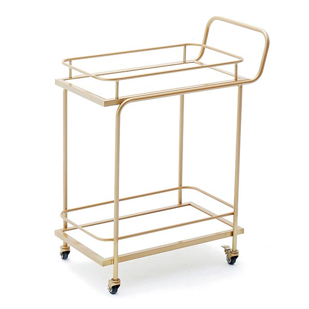 33.86" High Modern Style Rectangle Prep Table Rolling Metal Prep Table for Home