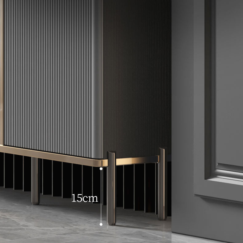 Sideboard in stile glam con cassetti e tabellone per la sala da pranzo