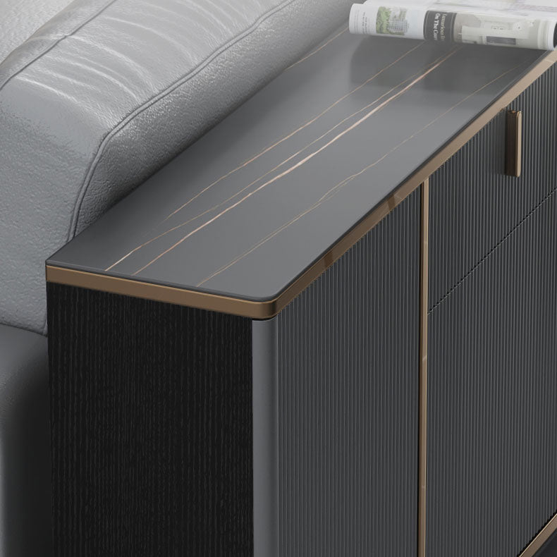 Sideboard in stile glam con cassetti e tabellone per la sala da pranzo