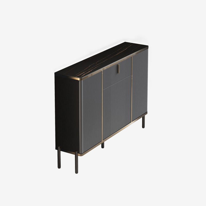 Sideboard in stile glam con cassetti e tabellone per la sala da pranzo