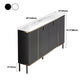 Sideboard in stile glam con cassetti e tabellone per la sala da pranzo