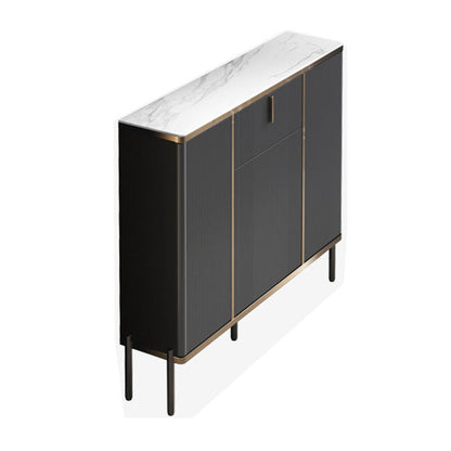 Armoire à buffet de salon en pierre armoire à serveur buffet moderne avec stockage et tiroir