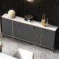 Armoire à buffet de salon en pierre armoire à serveur buffet moderne avec stockage et tiroir