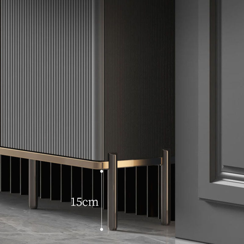 Armoire à buffet de salon en pierre armoire à serveur buffet moderne avec stockage et tiroir