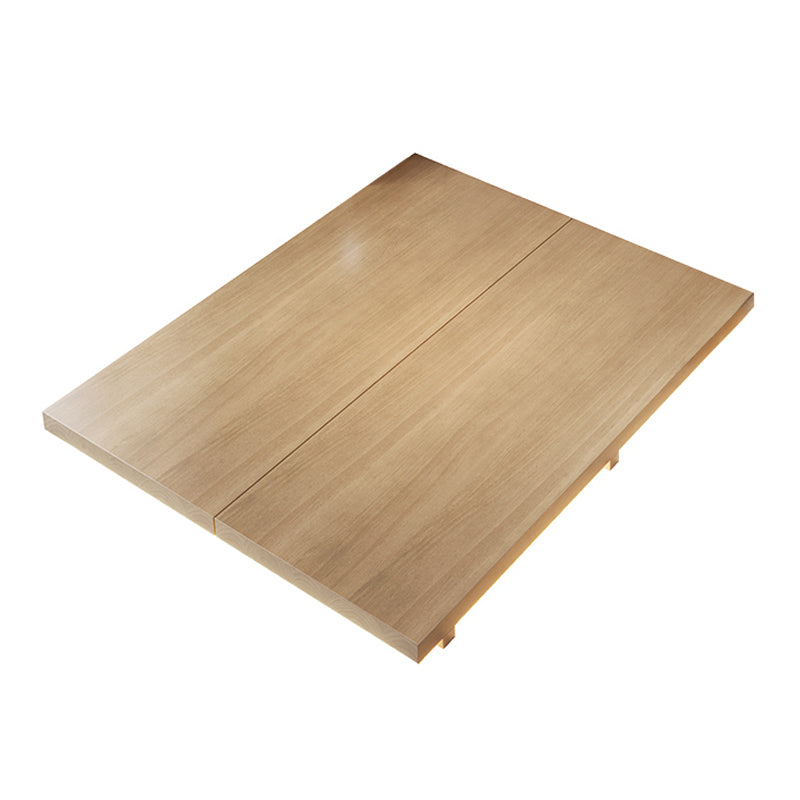 Pine Wood Platform Bed Frame in Natural,78.74 Inch Long with  Legs